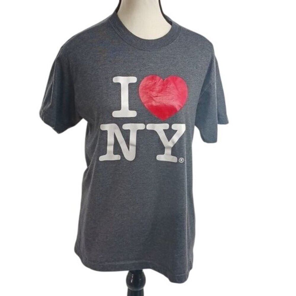 I Love NY Womens Graphic T Shirt New York City Tourist Tee Size M